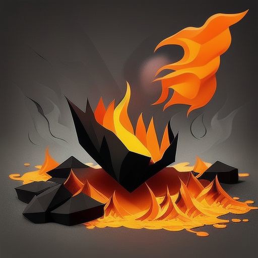 a learned_embeds-step-2000, logo of fire,smoke